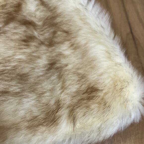 Womens Cone Beehive Fur Small Hat Vtg 60s MOD Winter Cap Elegant Classy White main image 7